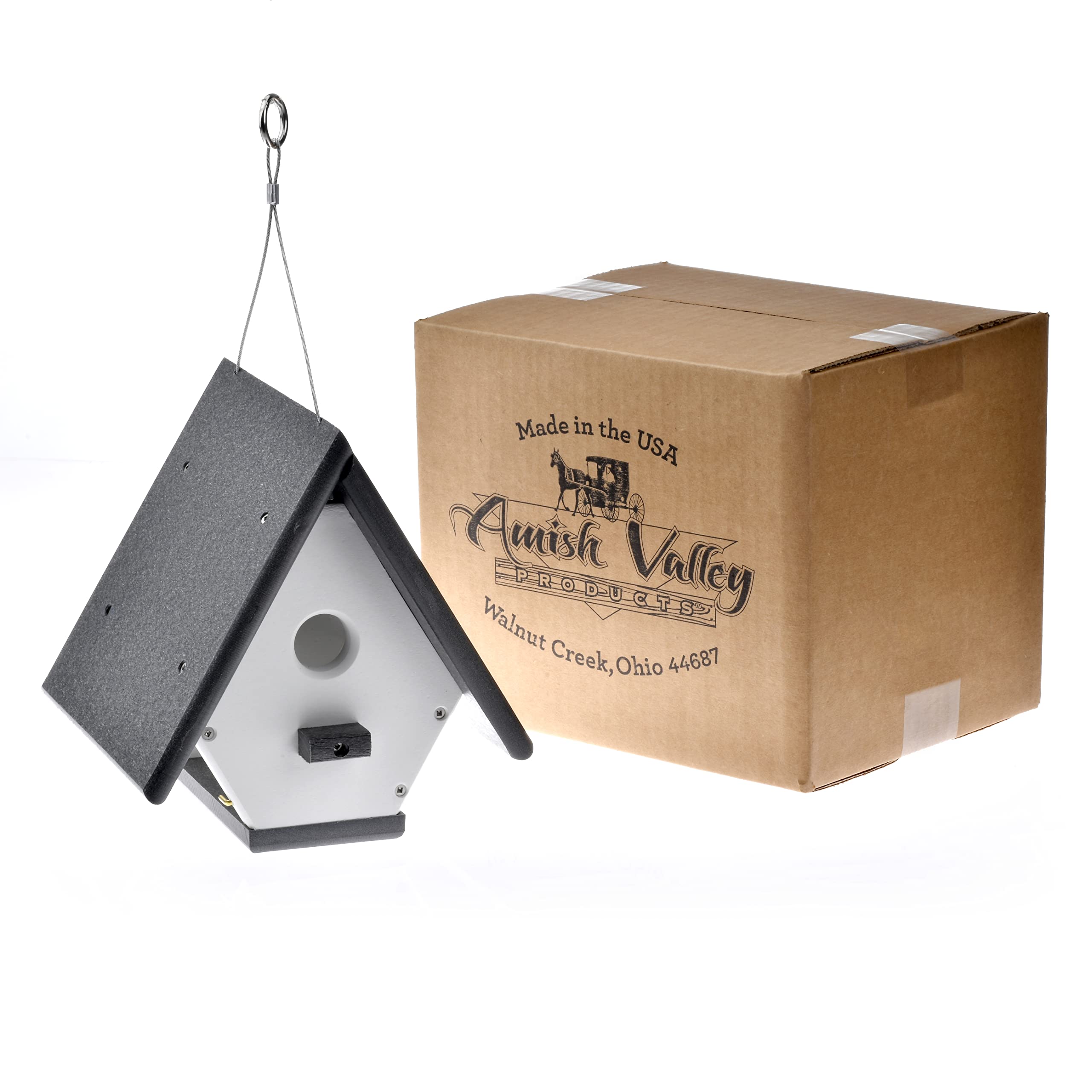 Amazon.com: Amish Valley Products Wren Bird House Poly